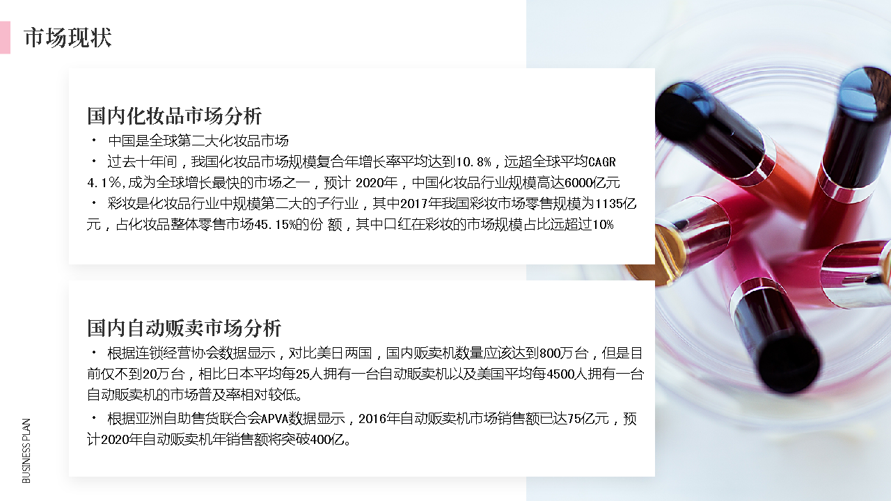 [NALA]自助口红贩卖机商业计划书范文模板-undefined