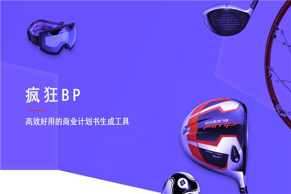 紫色免费商业计划书/bp模板